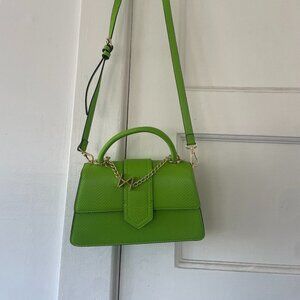 Aldo Crossbody Purse in Bright Green